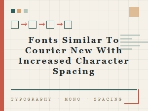 Monospace Alternatives with Enhanced Letter Spacing